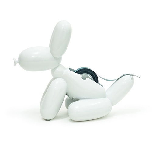 キッシーズ バルーンドギー　テープディスペンサー 00778 ホワイト　MBH25033 1個（ご注文単位1個）【直送品】