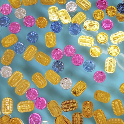 キッシーズ 縁日すくい　eセット　コイン・小判 各100枚入  1セット（ご注文単位1セット）【直送品】