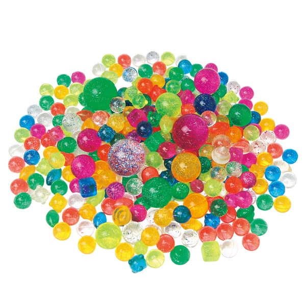 キッシーズ スーパーボール　キラキラボールアソート 変形ボール入　300個入  1袋（ご注文単位1袋）【直送品】