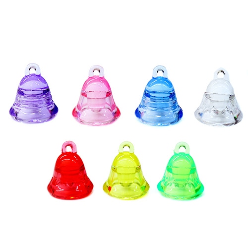 キッシーズ ジュエルアイス　蛍光クリア　ベル 1kg　約265個入 KISJI62655 1袋（ご注文単位1袋）【直送品】