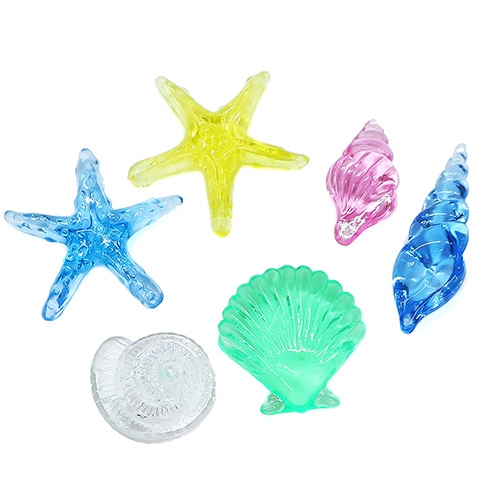 キッシーズ ジュエルアイス 蛍光クリア シェル 1kg 約190個入 KISJI62662 1袋(ご注文単位1袋)【直送品】