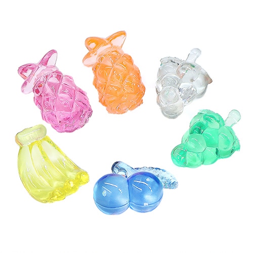 キッシーズ ジュエルアイス 蛍光クリア ミニフルーツ 1kg 約220個入 KISJI62663 1袋(ご注文単位1袋)【直送品】