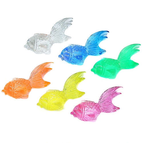 キッシーズ ジュエルアイス 蛍光クリア 金魚 1kg 約120個入 KISJI62665 1袋(ご注文単位1袋)【直送品】