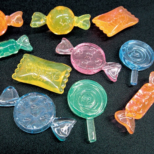 キッシーズ ジュエルアイス 蛍光クリア キャンディ 1kg 約220個入 KISJI62671 1袋(ご注文単位1袋)【直送品】