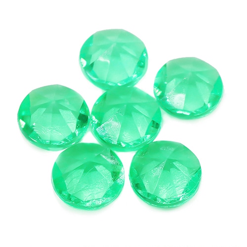 キッシーズ ジュエルアイス　ダイヤモンド　蛍光クリア 1kg　約250個入 グリーン　KISJI62689 1袋（ご注文単位1袋）【直送品】