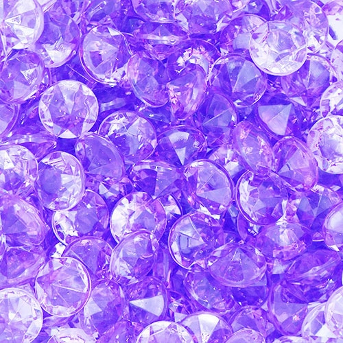 キッシーズ ジュエルアイス ダイヤモンド 蛍光クリア 1kg 約300個入 パープル KISJI64166 1袋(ご注文単位1袋)【直送品】