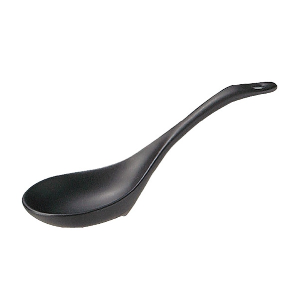 ミヤザキ食器 エムスタイル アミューズスプーン マットブラック AS0109MB 1個（ご注文単位20個）【直送品】