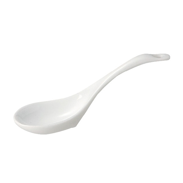 ミヤザキ食器 エムスタイル アミューズスプーン シャインホワイト AS0109SW 1個（ご注文単位20個）【直送品】