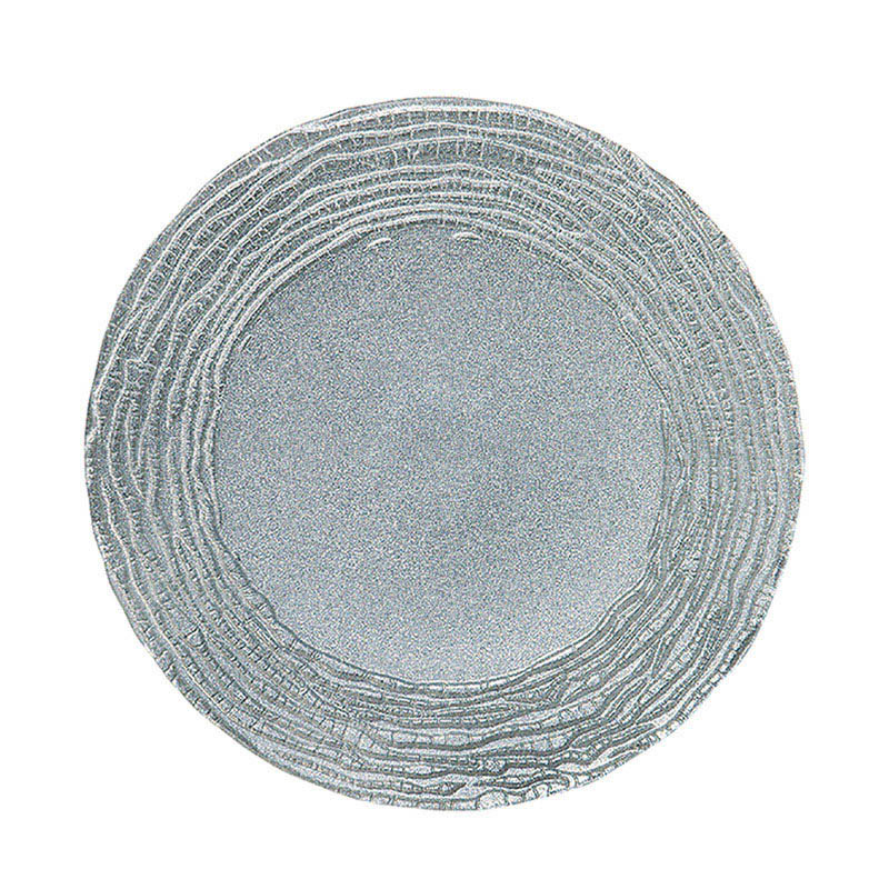 ミヤザキ食器 エムスタイル マラケシュ プレート 21.5cm シルバー MR2121SL 1個(ご注文単位4個)【直送品】