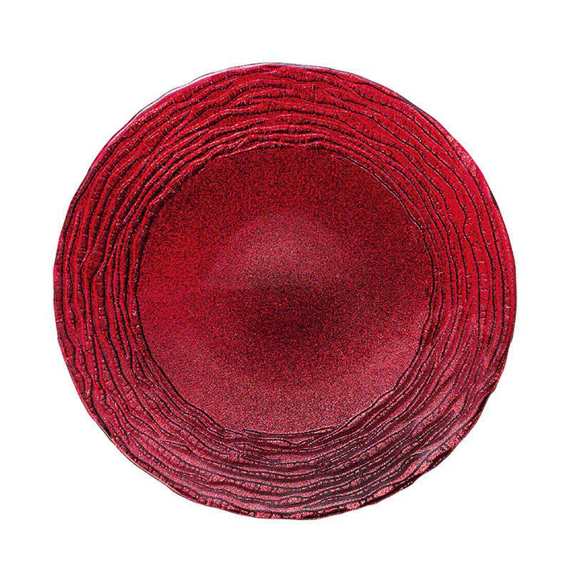 ミヤザキ食器 エムスタイル マラケシュ プレート 21.5cm レッド MR2121RD 1個(ご注文単位4個)【直送品】