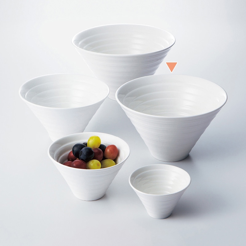 ミヤザキ食器 エムスタイル グランデビアンカ コニカルボール L GB8429 1個(ご注文単位3個)【直送品】