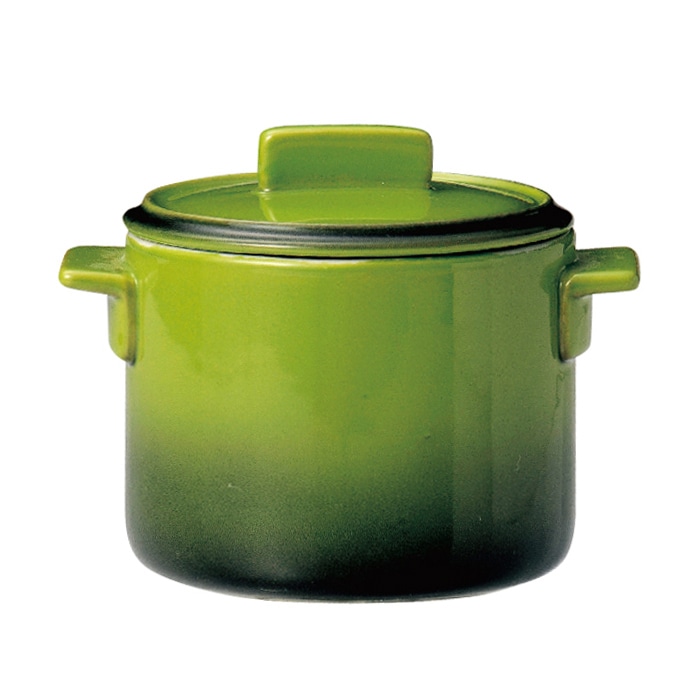 ミヤザキ食器 エムスタイル ソレイユ 蓋付きカップ S グリーン SO4812GR 1個（ご注文単位6個）【直送品】