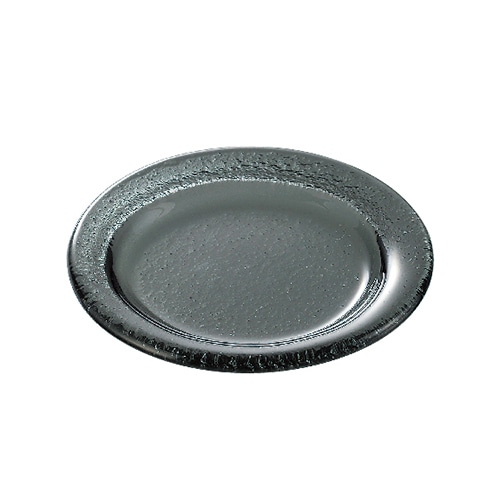 ミヤザキ食器 アクサム ポルカ ラウンドディッシュ ブラック PO0209BK 1個(ご注文単位6個)【直送品】