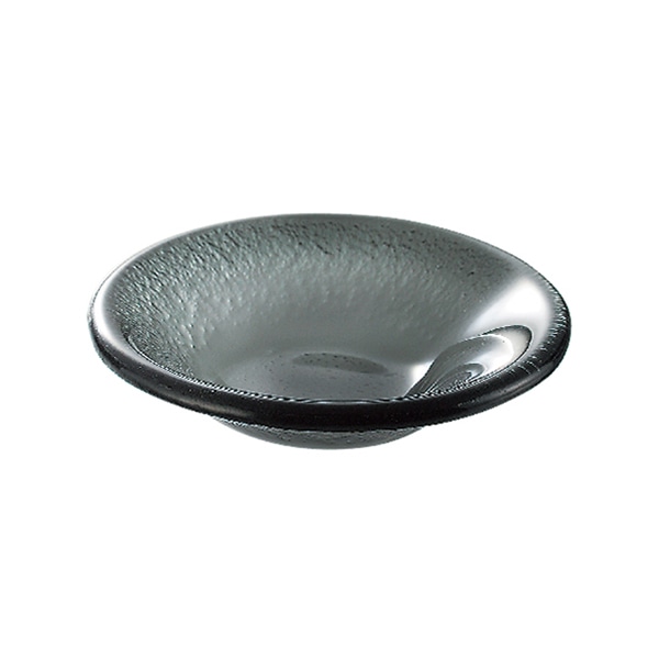 ミヤザキ食器 アクサム ポルカ クープディッシュ ブラック PO0709BK 1個(ご注文単位6個)【直送品】