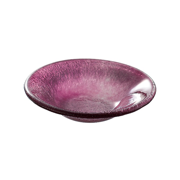 ミヤザキ食器 アクサム ポルカ クープディッシュ パープル PO0709PU 1個(ご注文単位6個)【直送品】