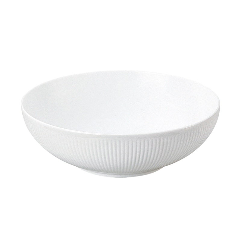 ミヤザキ食器 エムスタイル シエスタ ラウンドボール 23cm SS2303WH 1個（ご注文単位8個）【直送品】