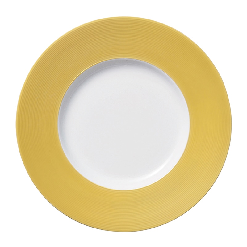 ミヤザキ食器 エムスタイル イルデパン カラー プレート 31cm ゴールド XIL3101GD 1個（ご注文単位12個）【直送品】