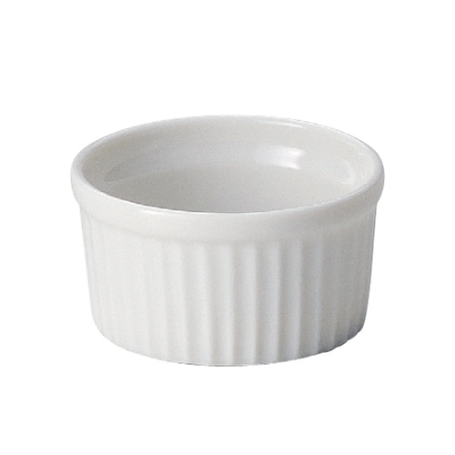 ミヤザキ食器 エムスタイル チェラミカ ビアンカ トラディツィオナーレ スフレ M CB0708 1個（ご注文単位12個）【直送品】