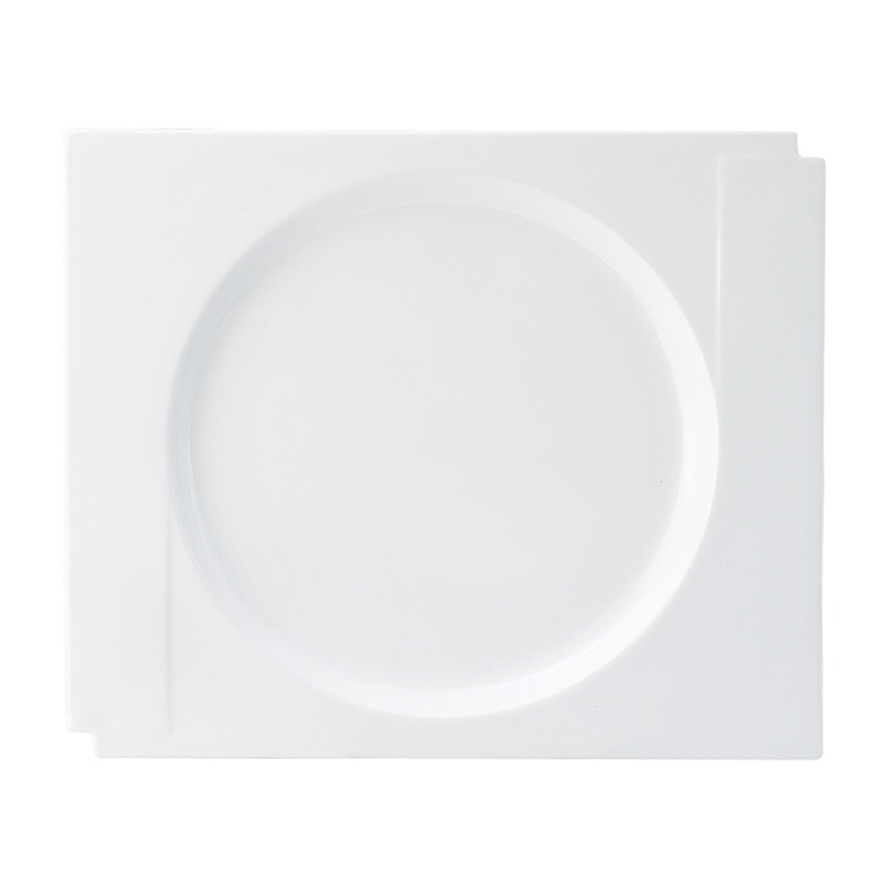 ミヤザキ食器 エムスタイル マグネシア マニカ スクエアリムプレート 29cm MG2911MNWH 1個(ご注文単位6個)【直送品】