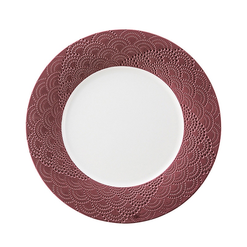 ミヤザキ食器 エムスタイル マグネシア サージ プレート 19cm レッド MG1961SURD 1個（ご注文単位4個）【直送品】