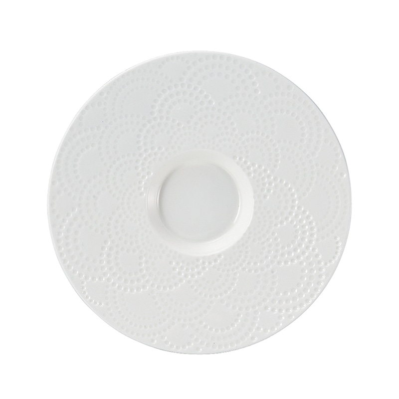 ミヤザキ食器 エムスタイル マグネシア サージ プレート 16cm 兼ソーサー マット MG0105SUMW 1個（ご注文単位6個）【直送品】