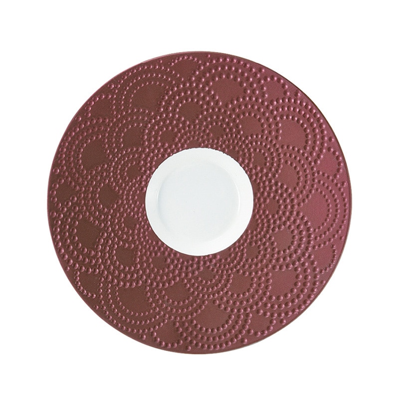 ミヤザキ食器 エムスタイル マグネシア サージ プレート 16cm 兼ソーサー レッド MG0105SURD 1個（ご注文単位6個）【直送品】