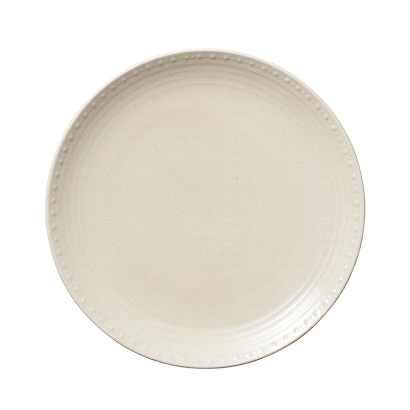 ミヤザキ食器 エムスタイル センプレ プレート 17cm クリーム SEM1701CR 1個（ご注文単位6個）【直送品】