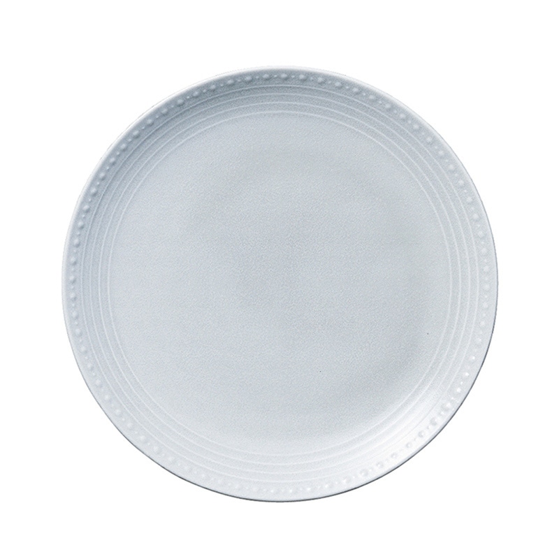 ミヤザキ食器 エムスタイル センプレ プレート 17cm グレー SEM1701GY 1個（ご注文単位6個）【直送品】