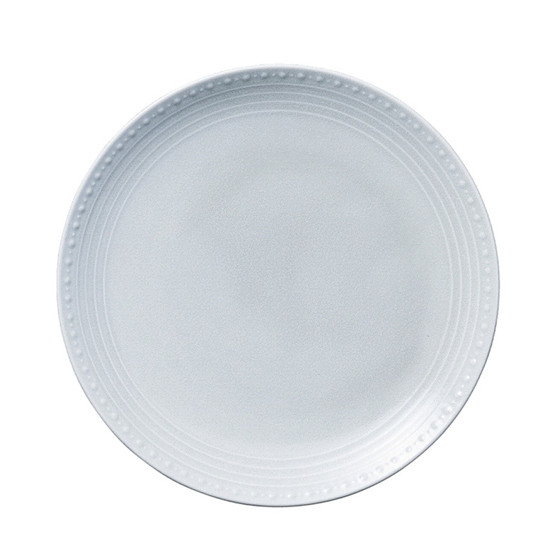 ミヤザキ食器 エムスタイル センプレ プレート 20cm グレー SEM2001GY 1個（ご注文単位6個）【直送品】