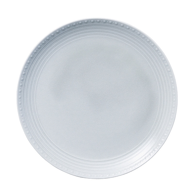 ミヤザキ食器 エムスタイル センプレ プレート 24cm グレー SEM2401GY 1個（ご注文単位6個）【直送品】