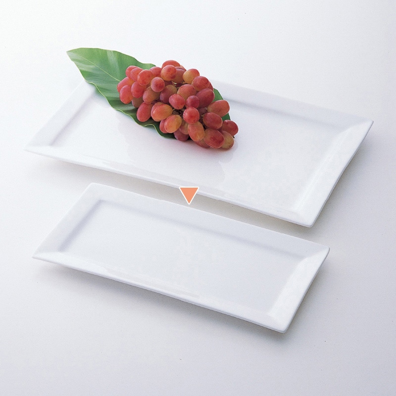 ミヤザキ食器 エムスタイル グランデビアンカ 長角プレート M GB0953 1個(ご注文単位3個)【直送品】