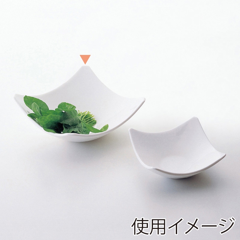 ミヤザキ食器 エムスタイル グランデビアンカ スクエアマルチボール M GB1712 1個（ご注文単位2個）【直送品】