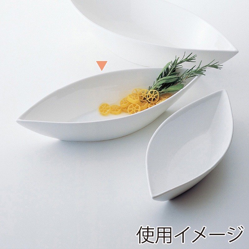 ミヤザキ食器 エムスタイル グランデビアンカ カヌープレート M GB2023 1個（ご注文単位2個）【直送品】