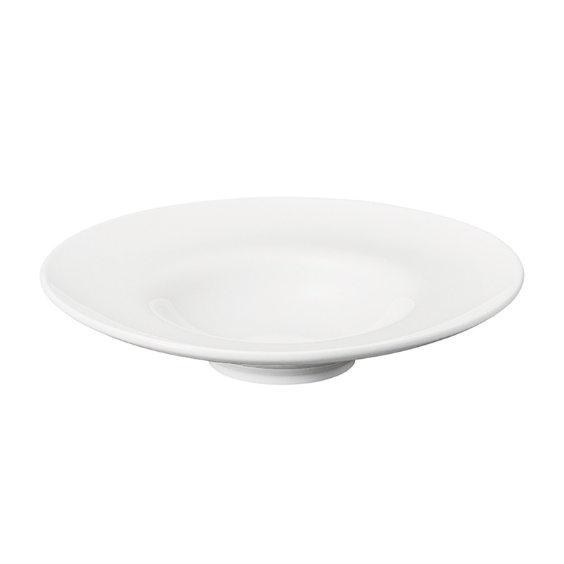 ミヤザキ食器 エムスタイル グランデビアンカ ワイドリムプレート L GB2803 1個（ご注文単位3個）【直送品】