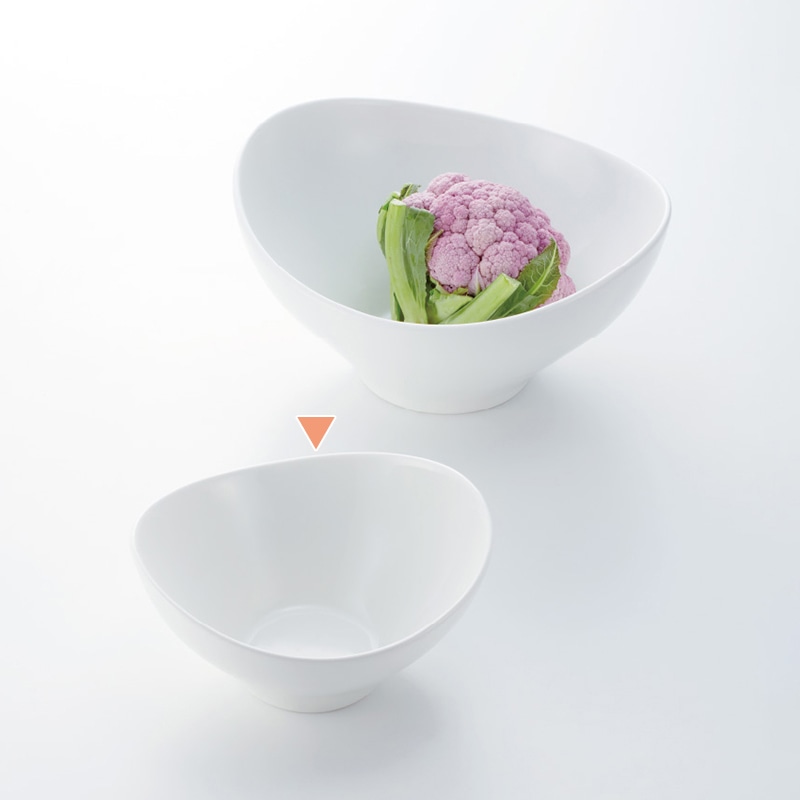 ミヤザキ食器 エムスタイル グランデビアンカ オーバルボール S GB2982 1個（ご注文単位4個）【直送品】