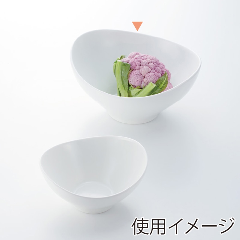 ミヤザキ食器 エムスタイル グランデビアンカ オーバルボール M GB2983 1個（ご注文単位3個）【直送品】