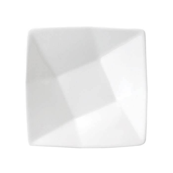 ミヤザキ食器 エムスタイル ピッコロビアンカ オリガミディッシュ PB0691D 1個（ご注文単位72個）【直送品】