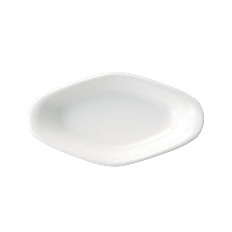 ミヤザキ食器 エムスタイル ピッコロビアンカ ひし型ディッシュ S PB3336 1個（ご注文単位96個）【直送品】