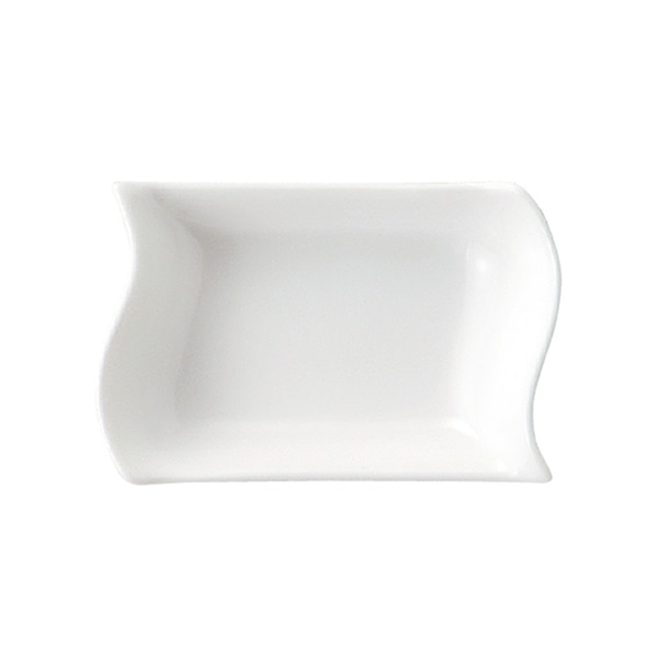 ミヤザキ食器 エムスタイル ピッコロビアンカ ウェーブディッシュ PB3590 1個（ご注文単位96個）【直送品】