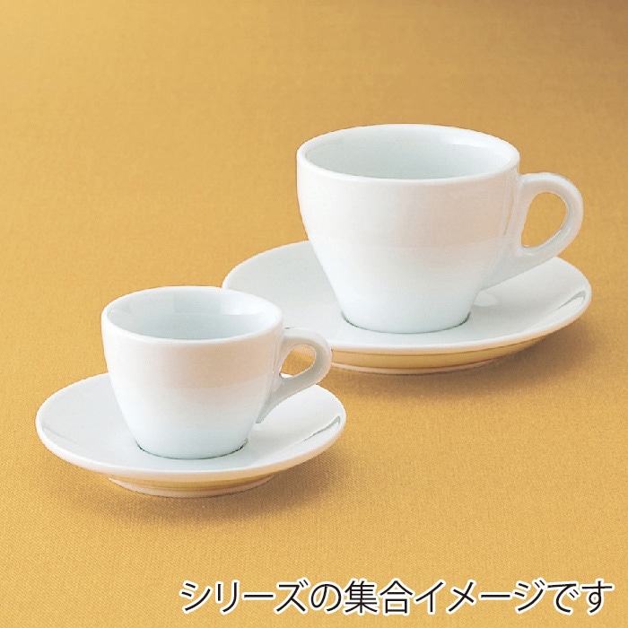 ミヤザキ食器 エムスタイル マッティーナ カプチーノカップ&ソーサー CF0104-06 1個（ご注文単位4個）【直送品】