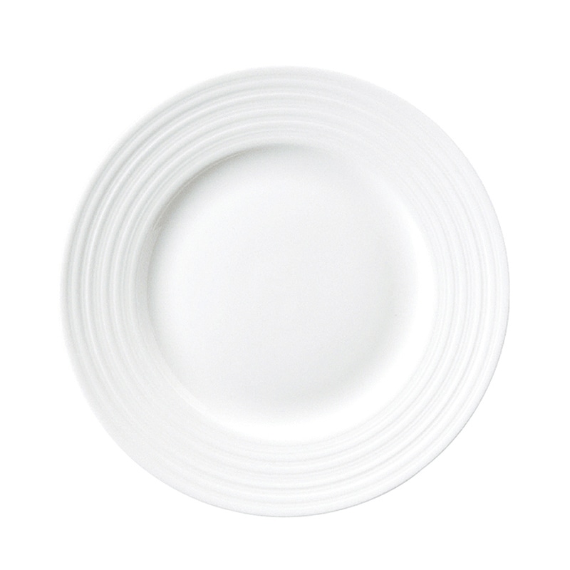 ミヤザキ食器 エムスタイル 伽羅 リムプレート 18cm KY1801 1個（ご注文単位6個）【直送品】