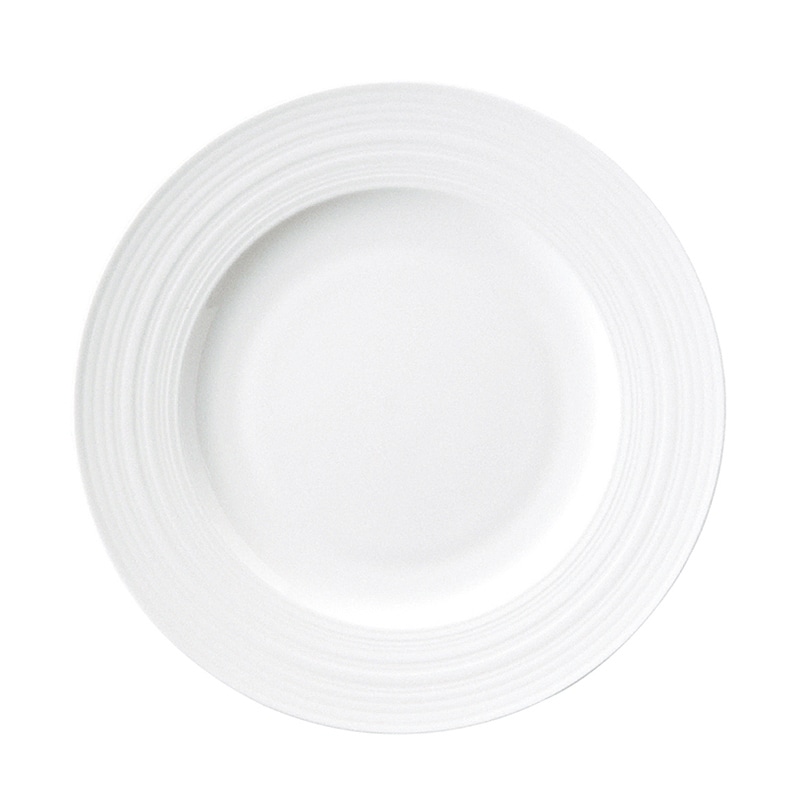 ミヤザキ食器 エムスタイル 伽羅 リムプレート 21.5cm KY2101 1個（ご注文単位6個）【直送品】