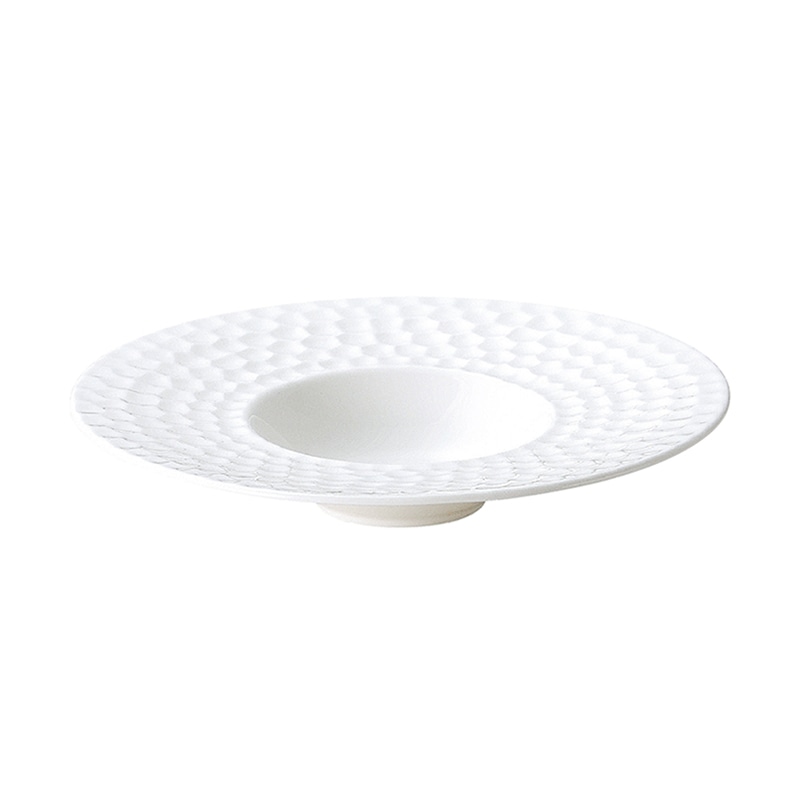 ミヤザキ食器 エムスタイル カマクラ ワイドリムクーププレート 23cm KM2312 1個（ご注文単位2個）【直送品】