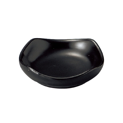 ミヤザキ食器 エムスタイル アンビエンテ 変形角鉢 S ブラック AM345CBK 1個（ご注文単位6個）【直送品】