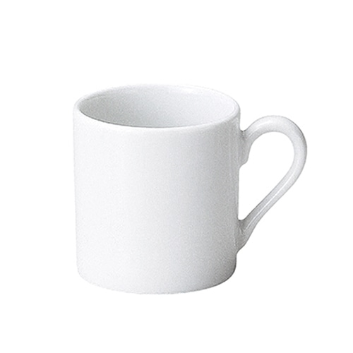 ミヤザキ食器 エムスタイル トッカータ デミタスカップ ホワイト TT0204WH 1個（ご注文単位4個）【直送品】