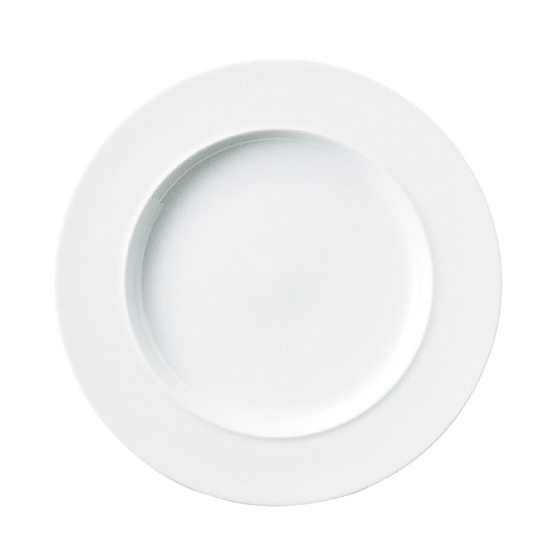 ミヤザキ食器 エムスタイル トッカータ プレート 21cm ホワイト TT2101WH 1個（ご注文単位4個）【直送品】