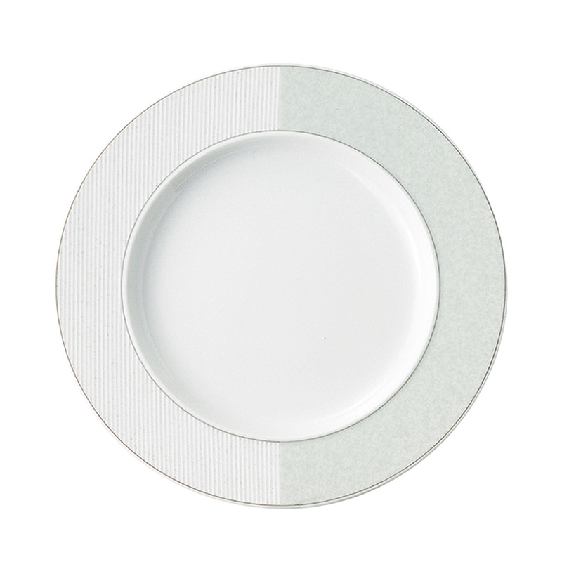 ミヤザキ食器 エムスタイル トッカータ ミッシェーラ プレート 21cm グリーン TT2101MIGR 1個（ご注文単位4個）【直送品】