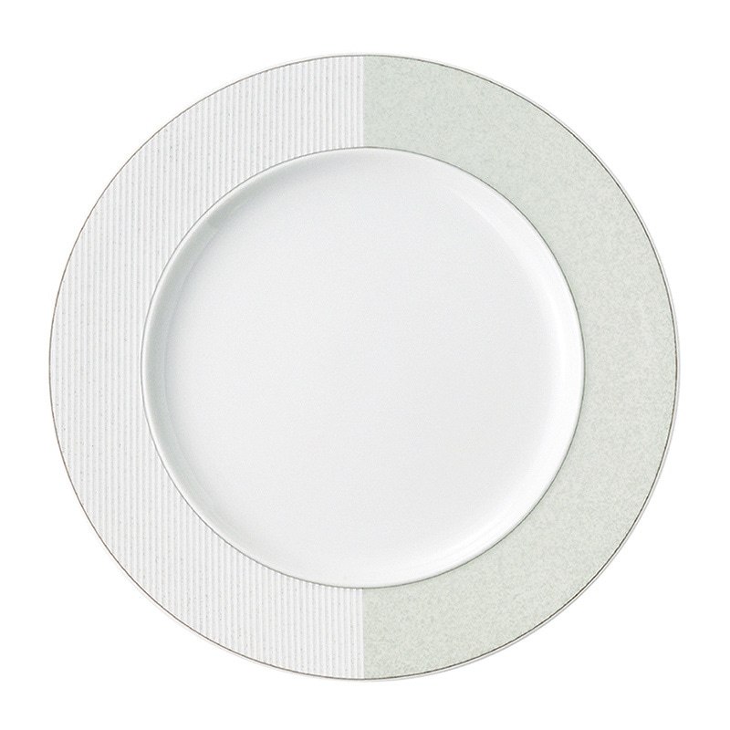 ミヤザキ食器 エムスタイル トッカータ ミッシェーラ プレート 31cm グリーン TT3101MIGR 1個(ご注文単位12個)【直送品】