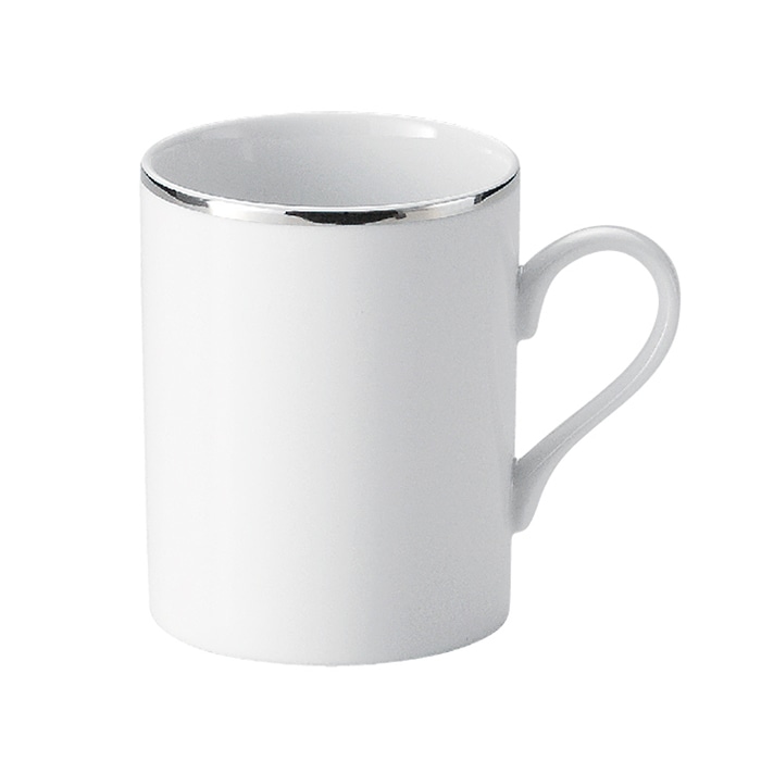 ミヤザキ食器 エムスタイル トッカータ マグ 400cc プラチナ TT0114PL 1個(ご注文単位4個)【直送品】