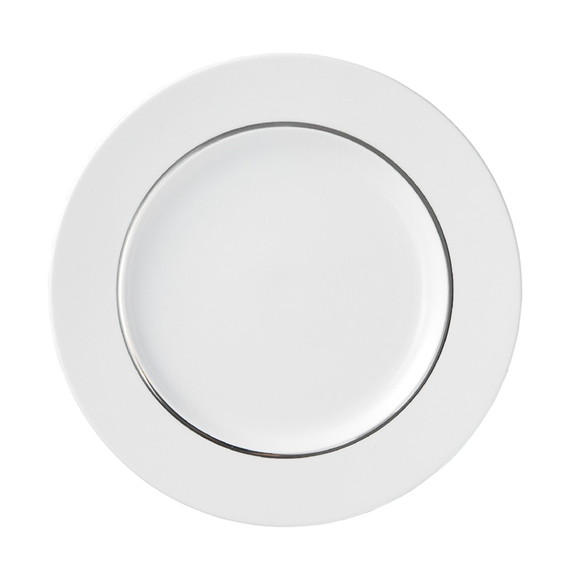 ミヤザキ食器 エムスタイル トッカータ プレート 24cm プラチナ TT2401PL 1個（ご注文単位4個）【直送品】